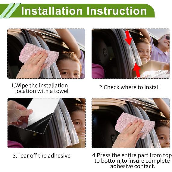 Door Pillar Window Trim for GMC Canyon 2015-2024 Silver Tone Front Left Right Anti Scratch Sticker Pillar Posts Door Outer Exterior Cover 4 Pcs