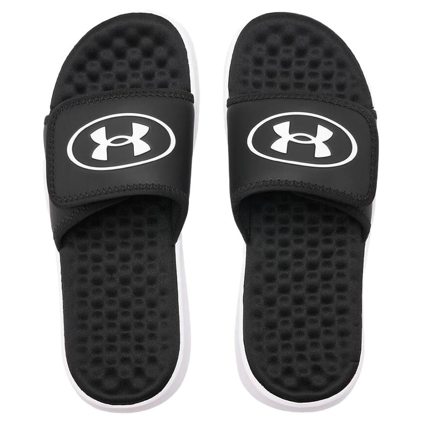Under Armour Ignite Pro 8 Slide Slippers Women's Black White 6000033-002