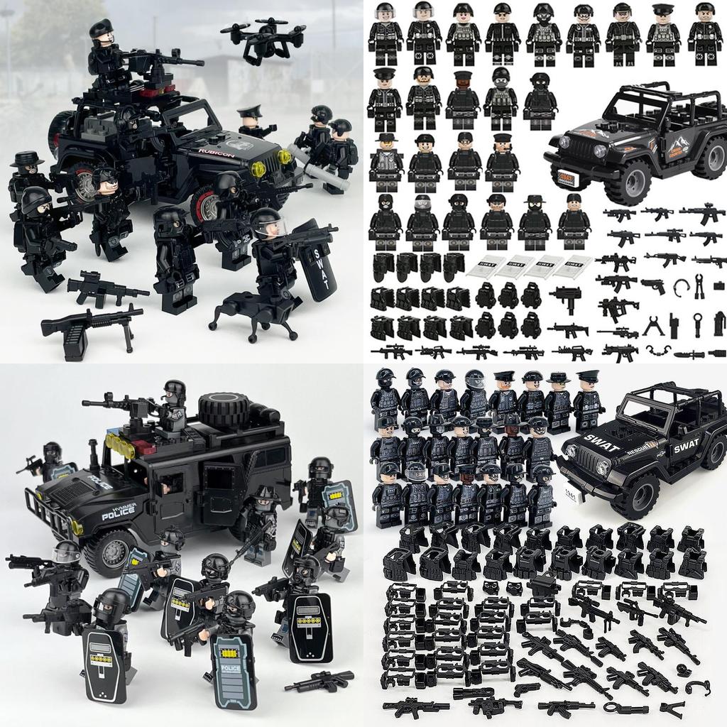 Military Building Blocks Set With Abs Plastic Small Particles For Collectors And Kids
