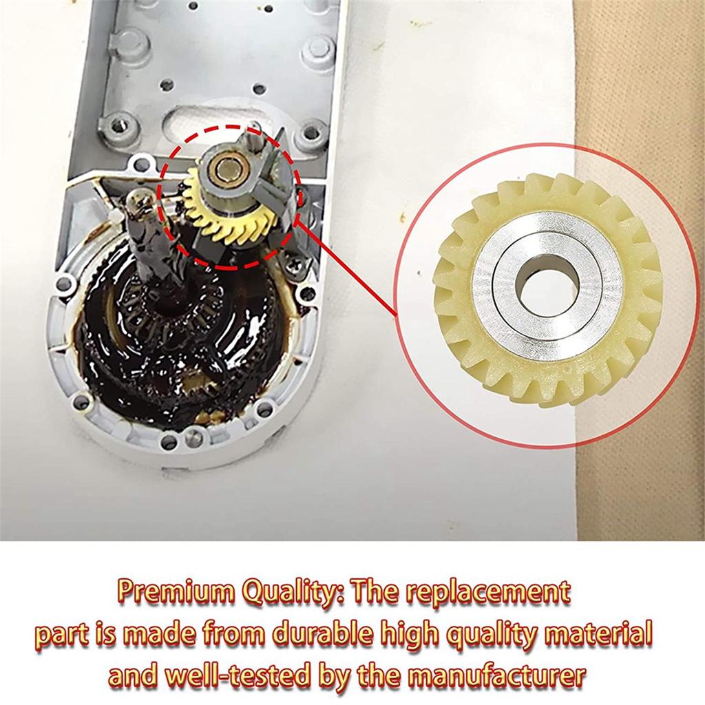 6 stk W10112253 Mikser Snekkedrev Reservedel Eksakt passform for Kitchenaid-miksere Whirlpool & for Kitchenaid-miksere