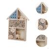 Bee House Nesting Box Butterfly for Yard Fence Outdoor Backyard