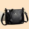 Borsa a Spalla Vintage da Donna in PU Grande Capacità Borsa a Tracolla Piccola Quadrata