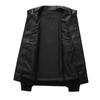 Fall Men's Leather Fashion Motorcycle Wear Flight Thin Leather Jacket Men's Coat Air Force