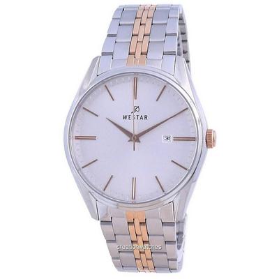 Orologio da uomo al quarzo 50210 SPN 607 in acciaio inossidabile bicolore con quadrante argentato