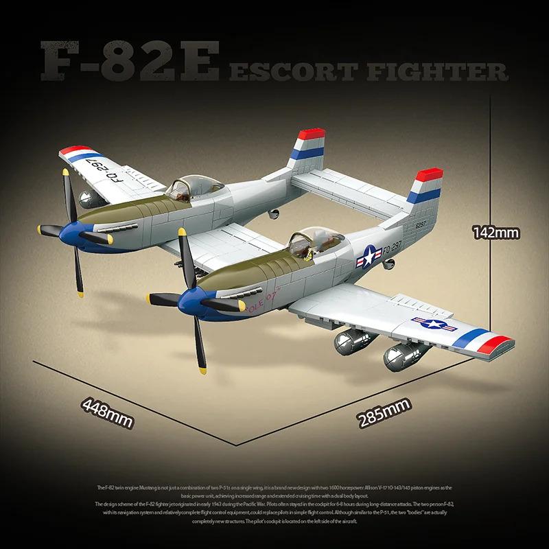 High-Quality 100281 High-Quality Us High-Quality Army High-Quality Double High-Quality Mustang F-28E High-Quality Escort High-Quality Fighter no box