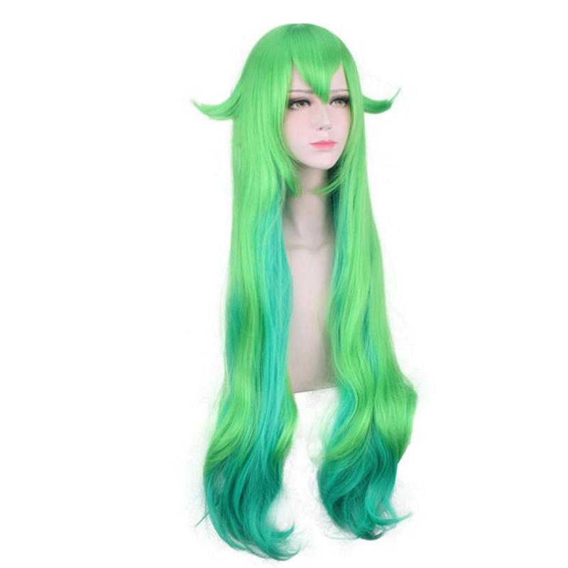 Anime 100CM Women Cosplay Wig The Fae Sorceress Lulu Long Wig Cosplay Costume Soraka Star Heat Resistant Synthetic Hair