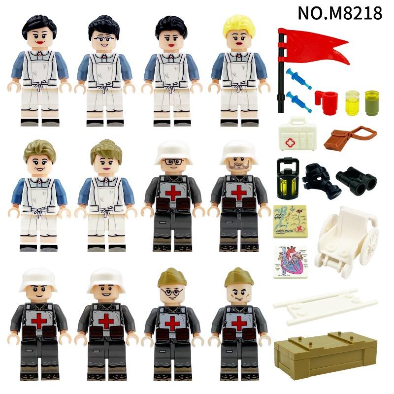Expeditionary force police weapons field troops soldiers special police military small particle building blocks doll Boy toy