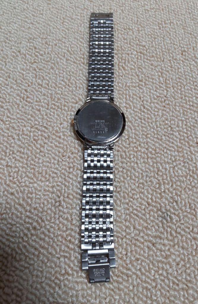 [USED] Working SEIKO Men's Quartz Watch, Silver