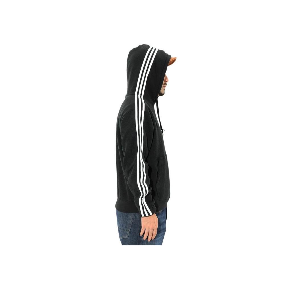 adidas Originals Trefoil Logo Streifen Sportlicher Hoodie Herren Hoodie Schwarz H31236