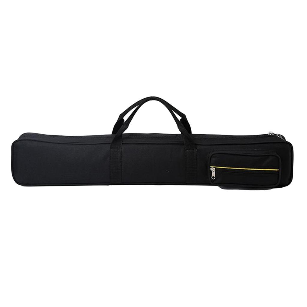 KOWAKU Billiard Cue Cue Holds 3 Butts and 4 83cm x 14cm x Snooker American Black Case/Pool Bag, Shafts, 7cm, 1/2" Cue, Eight-Ball, Nine-Ball Pool,