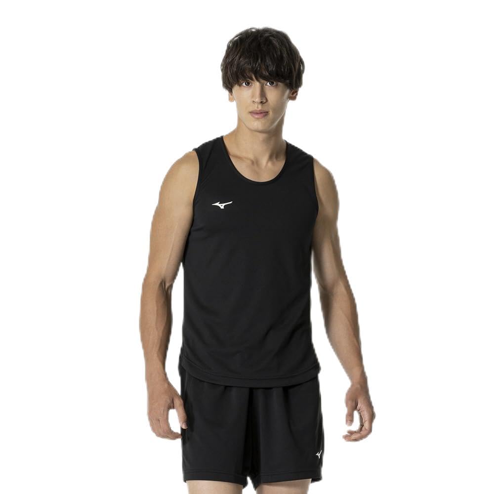 

Mizuno Basketball Wear Sleeveless Practice Shirt for Club Activities W2MAB001 Black чёрный