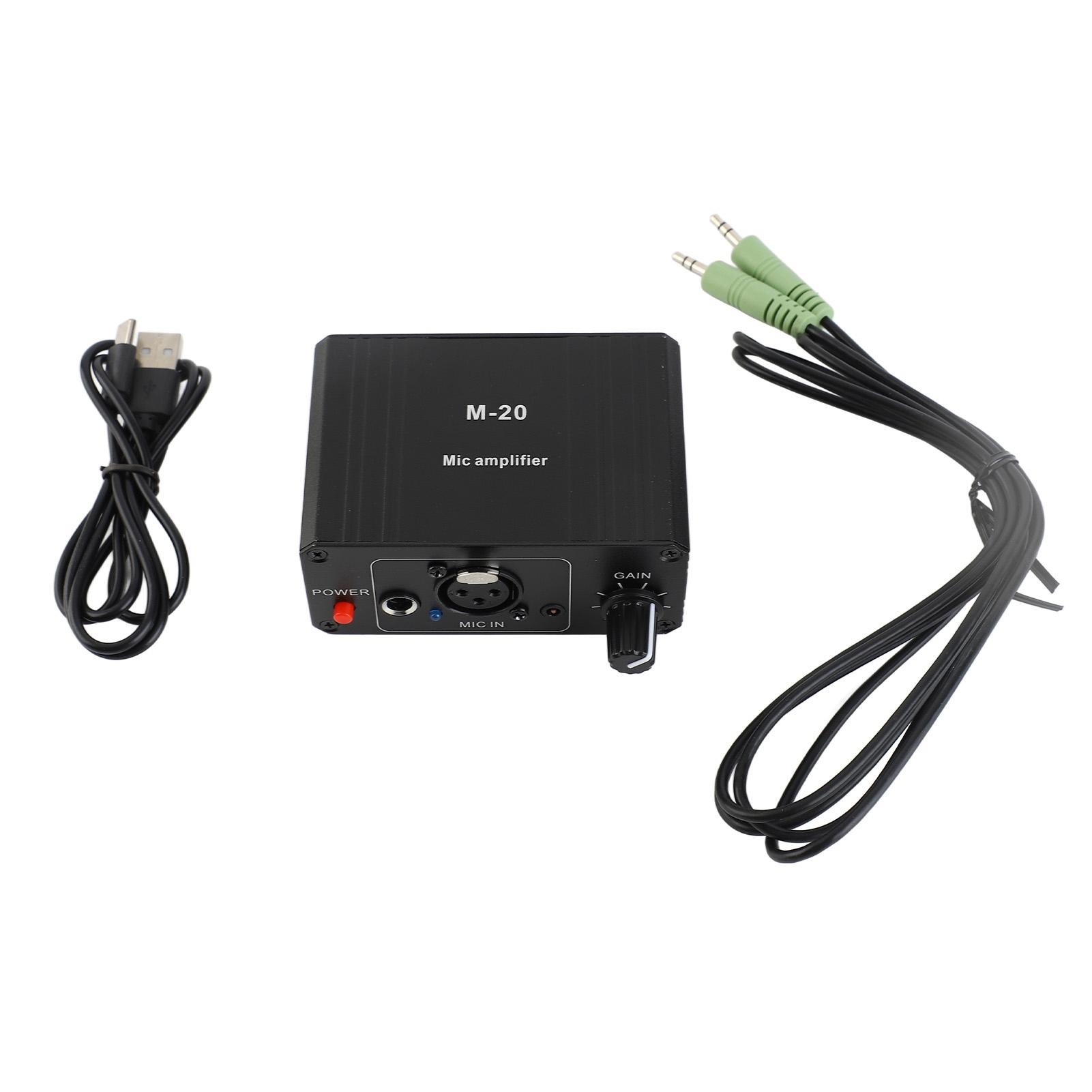 

Микрофонный предусилитель с высоким коэффициентом усиления, фантомным питанием 48 В, выходом XLR, микрофонный предусилитель для динамических и конденсаторных микрофонов