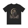 Celestial Singer Tee Bohemian Style Shirt Moon Phases Graphic Tee Unisex T-Shirt