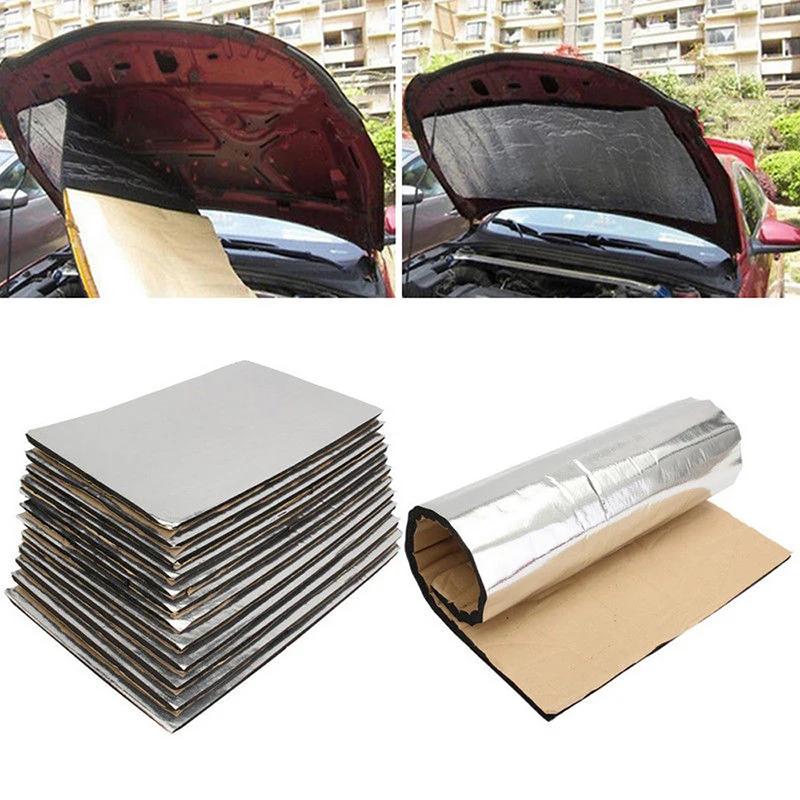 Car Sound Deadener Heat Insulation Mat Auto Sheet UV Van Sound Proofing Deadening Insulation Car Hood Insulation Silent 5mm