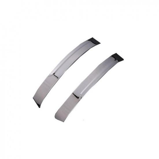 For Volkswagen Tiguan 17-2021 Rear View Side Door Mirror Strip Trim Silver Steel