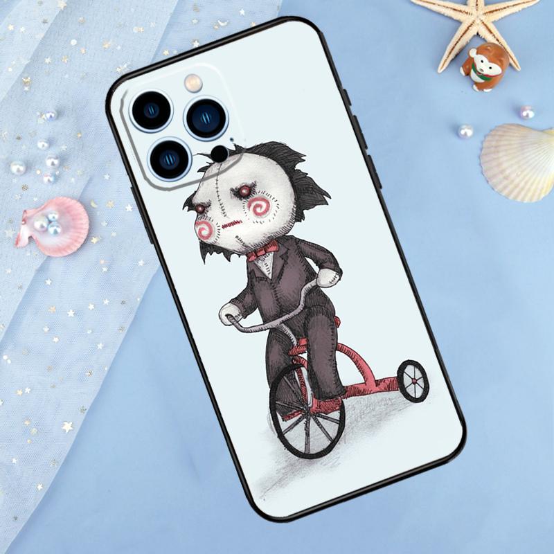 

Saw Jigsaw Puppet Case For iPhone 17 Pro Max 16 15 14 13 12 11 Pro Max Plus 12 13 Mini 16e 17 Air Back Cover iPhone 15 Plus