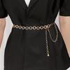 Catena da Vita Metallica Circolare Stile Coreano per Donna - Accessorio Versatile per Gonna Taglie Forti