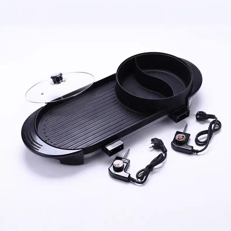 Elektryczny garnek do gotowania i grill Wutuo z kamienia Maifan