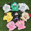 Sanrio kawaii Vestiti per Bambole Kuromi Melody Cinnamoroll Per Bambola di cotone da 15cm Vestiti Kokomimi Kitty Mantello Gonna per Outfit Labubu