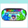 Estojo de Lápis Rainbow Friends Com Material de Poliéster Para Crianças Escolares Presente Organizador de Armazenamento