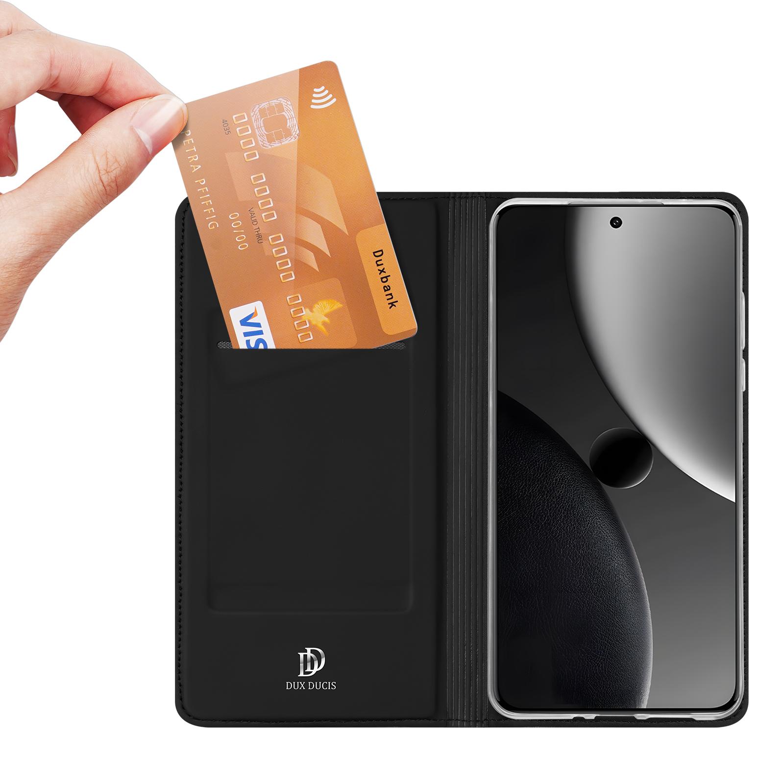 

For Xiaomi 15 Ultra Case DUX DUCIS Skin Pro Series Leather Stand Cover Card Holder Blue