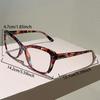 Vintage Square Reading Glasses Women New Fashion Full Rim Blue Light Blocking Eyewear Trendy Presbyopia Optical Frames