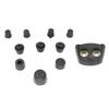 Pack Of 11/12 Car Door Dampers Rubber Pads Auto Door Buffer Pads Vehicle Door Shock Quick Installation for Pajero V43