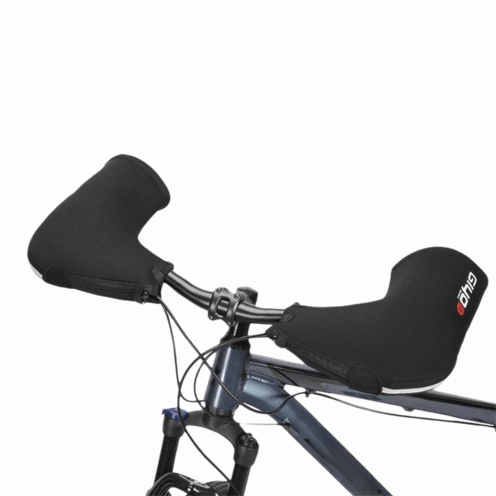 1 pair SBR Waterproof Bike Handlebar Covers Windproof Bicycle Handlebar Mitts Night Riding