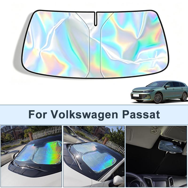 Foldable Front Windshield Sun Shade For Volkswagen Passat UV Reflective Sun Protection Cover Car Interior Accessories
