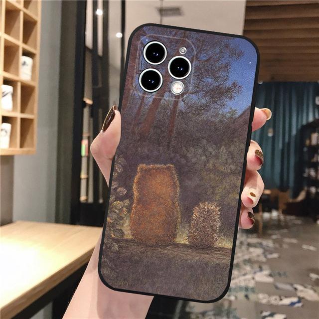 

Чехол для телефона Iphone 14 Pro Max 13 12 11 Pro Max Xs Xr X 12mini 14 Plus Se Hedgehog In The Mist Case Funda iPhone 11