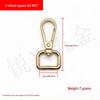 Zinc Alloy Metal Dog Leash Buckle and Luggage Strap Hook