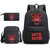 One Piece Anime Backpack Kids School Use Large Capacity Oxford Fabric Dual Shoulder Bag With Padded Straps
