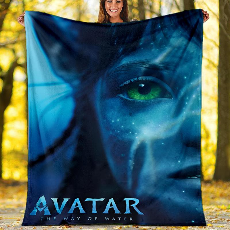 Avatar-Thema bedruckte Decke Perfekt für Sofa Bett Reisen Außenbereich Maschinenwaschbar Gemütlich Langlebig
