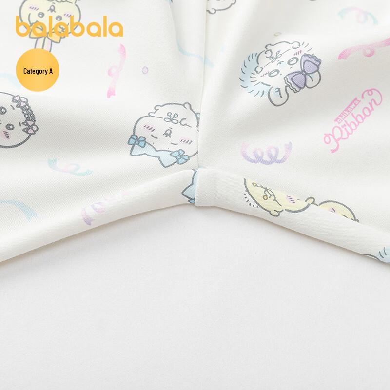 Balabala Girls' Chiikawa Thermal Underwear Set