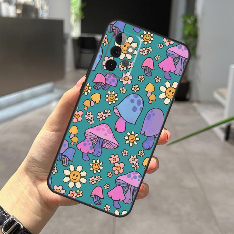 retro Groovy hippie boho rainbow Case For Samsung Galaxy A53 A33 A13 A14 A34 A54 A31 A51 A71 A12 A22 A32 A42 A52 A52S Coque