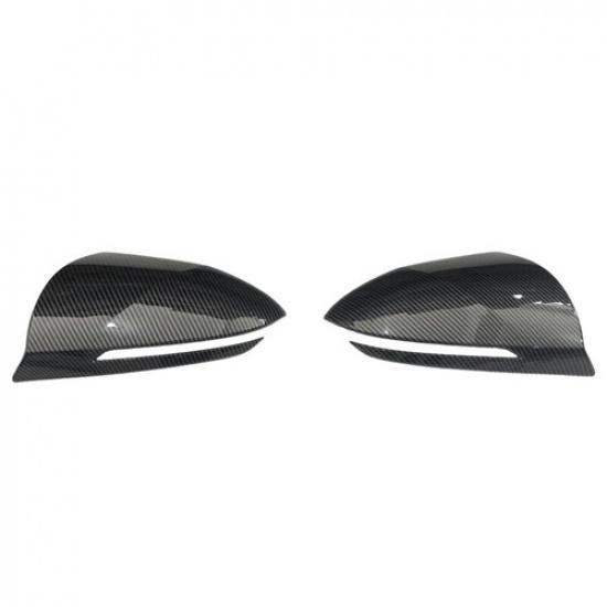 ABS Carbon Fiber Side Rearview Mirror Stick Cover For Hyundai Tucson -