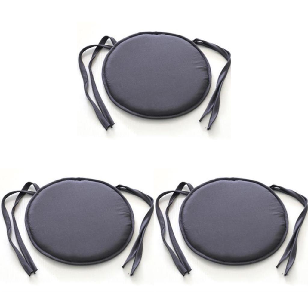 Modern Minimalist Round Sponge Seat Pad With Removable Cover For Living Room