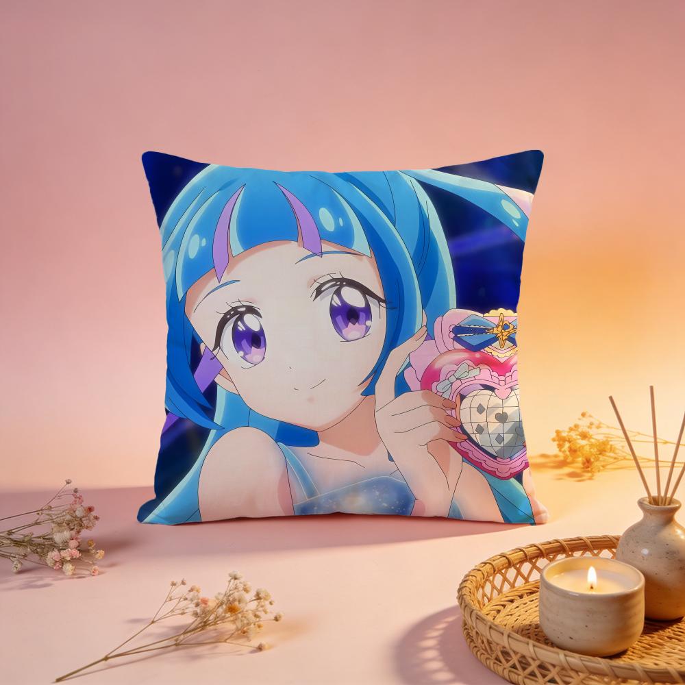 Hot YYYou and Idol Pretty Cureed Cushion Cover Comfortable Durable Pillow Cover MultiScene for Home Office Car Sofa