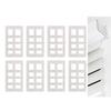 8lots High Transparency Plastic Curtain Spacers Block Window Blind Spacers Protects From Wall Damage