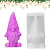 Gnome Molds Silicone Gnome Shaped Christmas Decor Candle Mold Flexible Home Decoration Mold Gnome Sculpture Mold For Easter