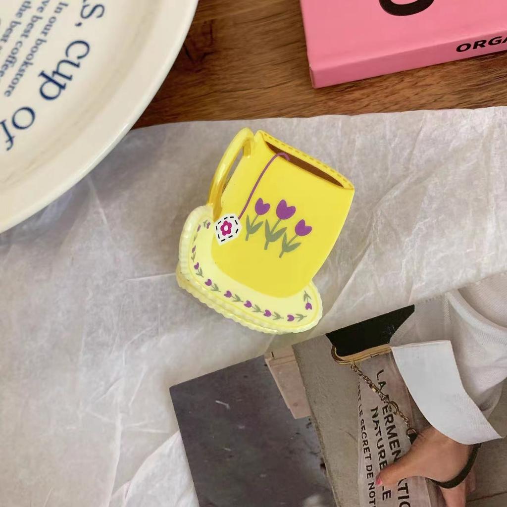 1pc Sweet and Cute Dopamine Girl Coffee Cup Design Grade Creative Hair Grab Personalized Hair Accessories Hair Clip