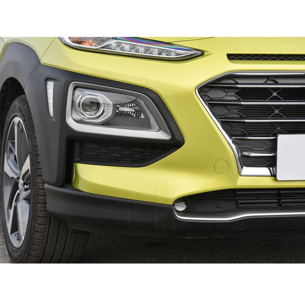 Cornice Faro Antinebbia Anteriore Auto Styling Copertura Cromata ABS Rivestimento Decorativo 2 Pezzi Per Hyundai Kona Encino Kauai 2017 2018 2019 2020