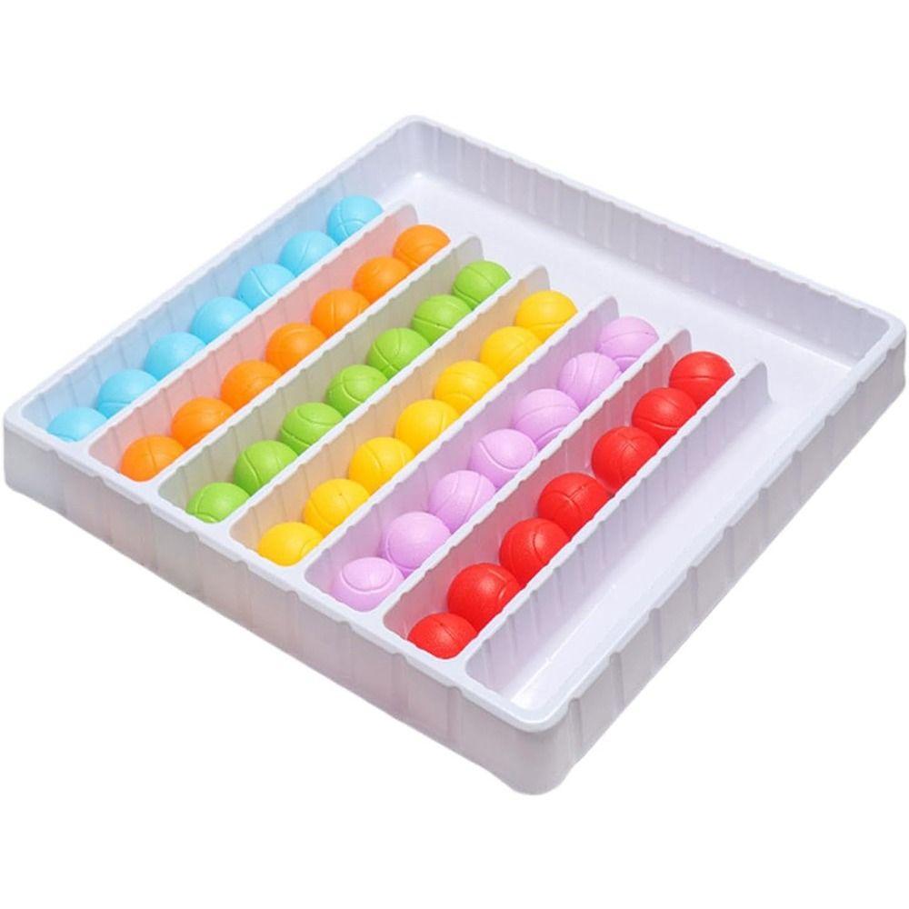 

Веселые радужные шарики Сенсорная игра Дети Монтессо Интерактивная головоломка Для детей