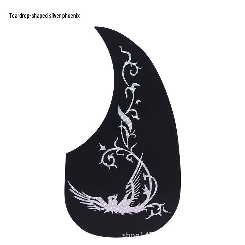 Folk Acoustic Guitar Pickguard Sticker for 40-41 Inch Guitars
