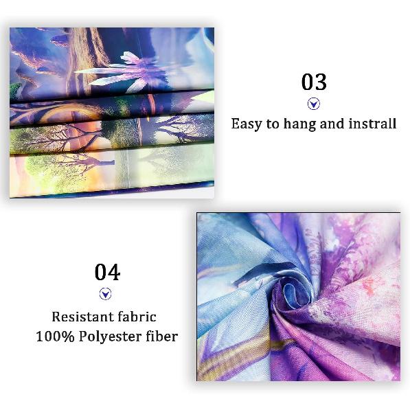 Blacklight Galaxy Space Tapestry UV Reactive Planet Wall Hanging Magical Trees Tapestries Cosmic Mountain Landscape Wall Decor Aesthetic Starry Night