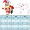 Clown Pet Halloween Cosplay Christmas Funny Outfits Clothes New Dress Hoodie  for Puppy Dogs