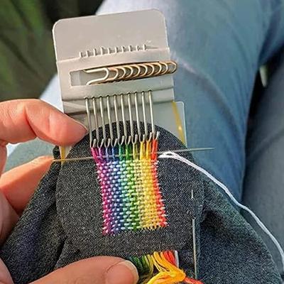Flecht- und Flickmaschine, Handstrickmaschine aus Holz, Speed Weve Typ, kleines Webstuhlwerkzeug, Näh- und Strickwebstuhl, DIY, kreativ