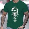Japan Bushido Print T-shirt for Man Spring Summer Daily Casual Fashion Short Sleeve Top Male Home Outdoor Tees