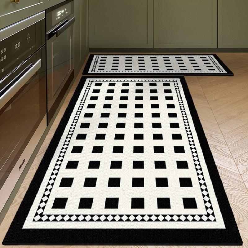 Kitchen Special Anti-dirty Anti-fouling Floor Mat Diatom Mud Absorbent Mat Non-slip Anti-oil Carpet Wipeable No-wash Floor Mat Home