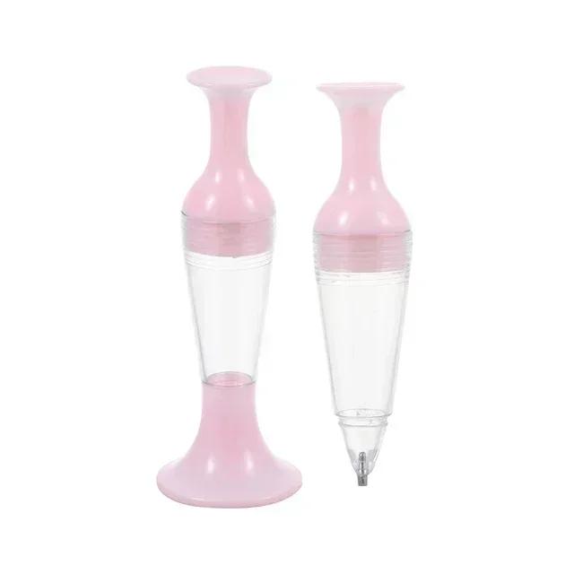 

Sewing Accessories Flower Pot Shape Crystal Point Drill Pen Diamond Painting Tool 5D Diamond Painting Standable Craft Storage